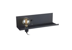 Sieninis šviestuvas MULTI USB Black 